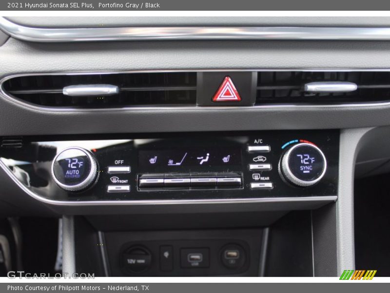 Portofino Gray / Black 2021 Hyundai Sonata SEL Plus