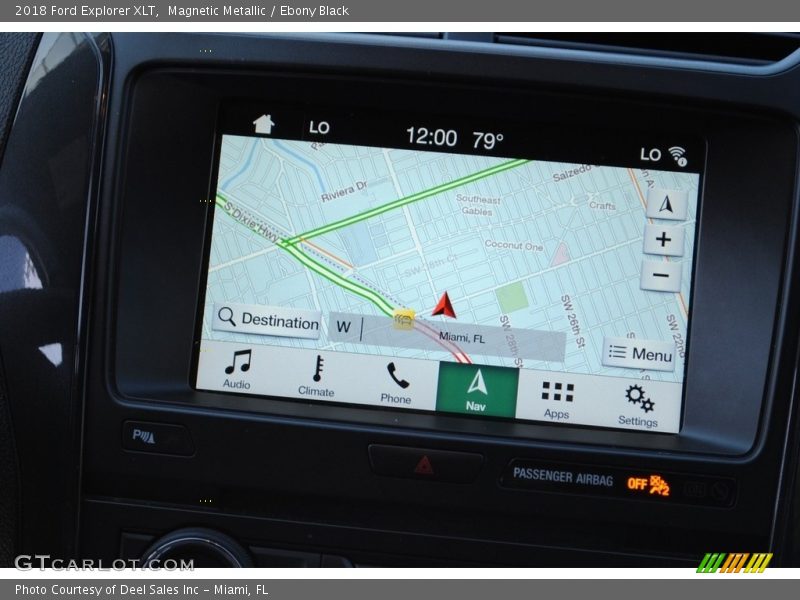 Magnetic Metallic / Ebony Black 2018 Ford Explorer XLT