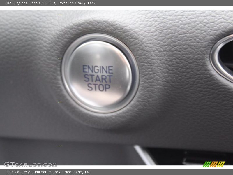 Portofino Gray / Black 2021 Hyundai Sonata SEL Plus