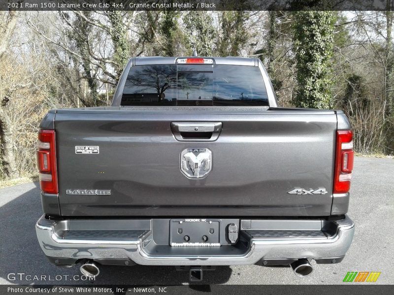 Granite Crystal Metallic / Black 2021 Ram 1500 Laramie Crew Cab 4x4