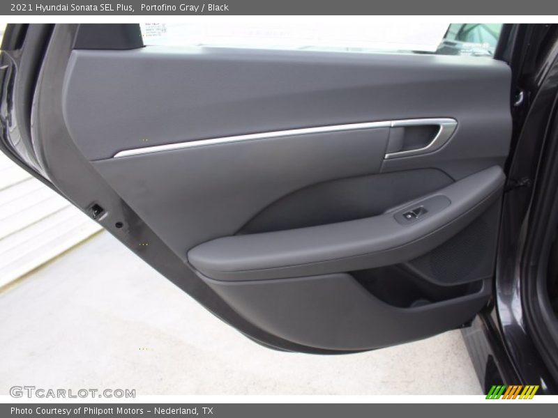 Portofino Gray / Black 2021 Hyundai Sonata SEL Plus