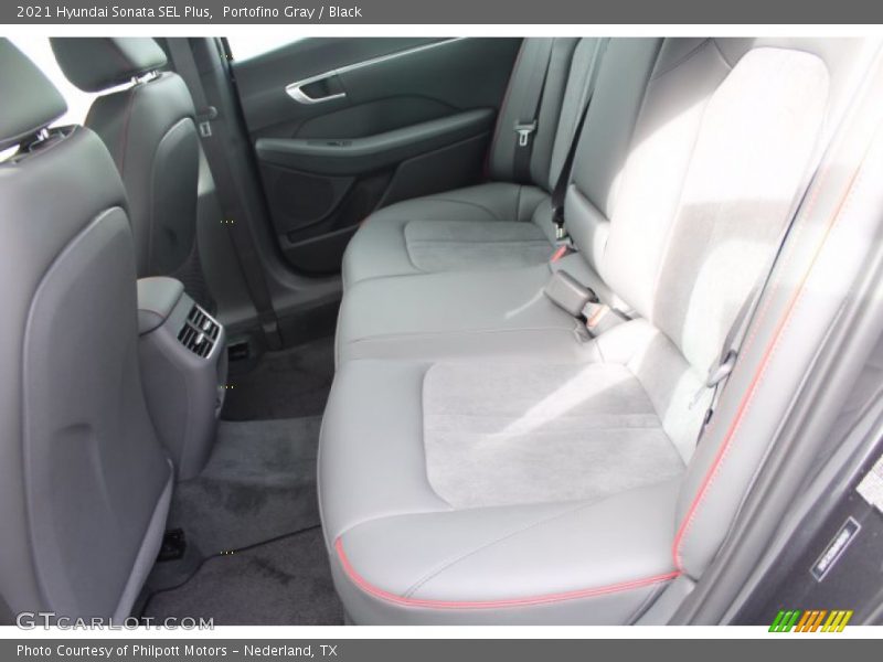 Portofino Gray / Black 2021 Hyundai Sonata SEL Plus