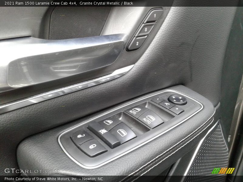 Granite Crystal Metallic / Black 2021 Ram 1500 Laramie Crew Cab 4x4