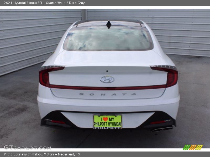 Quartz White / Dark Gray 2021 Hyundai Sonata SEL