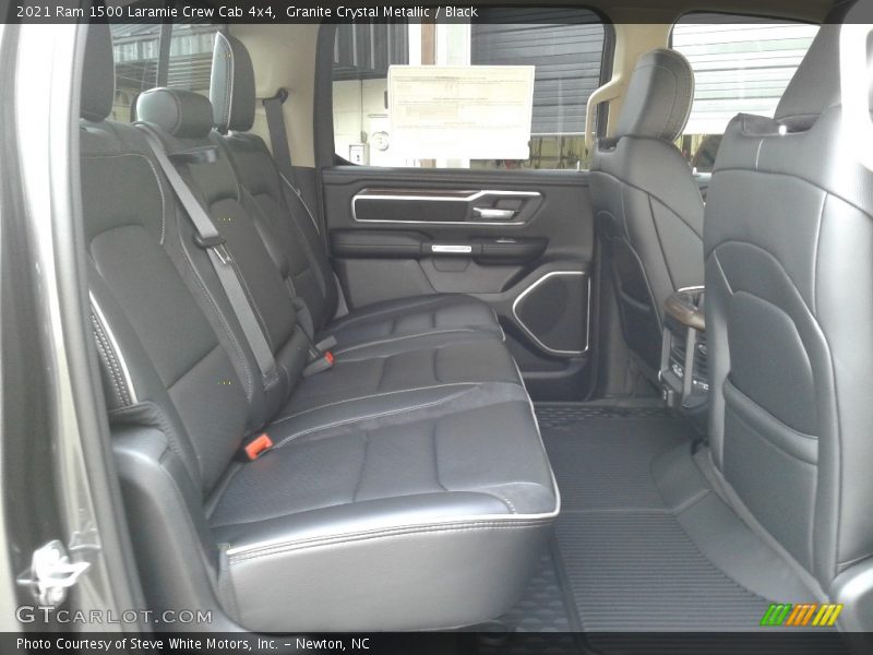 Granite Crystal Metallic / Black 2021 Ram 1500 Laramie Crew Cab 4x4