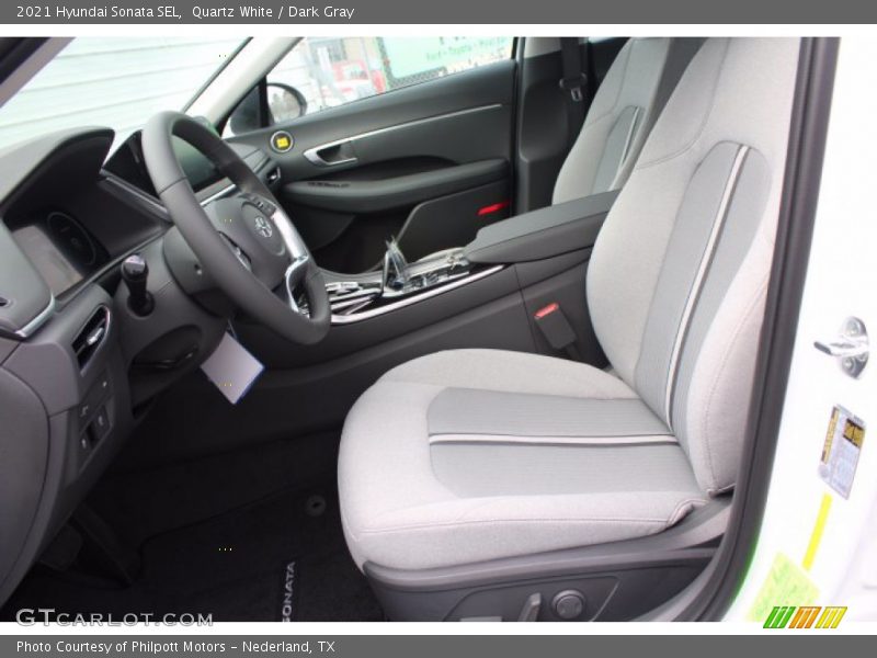 Quartz White / Dark Gray 2021 Hyundai Sonata SEL