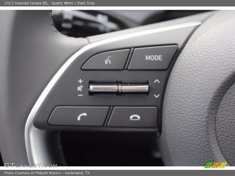 Quartz White / Dark Gray 2021 Hyundai Sonata SEL