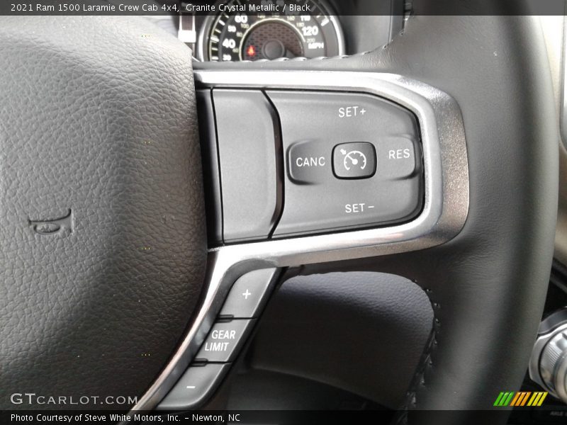 Granite Crystal Metallic / Black 2021 Ram 1500 Laramie Crew Cab 4x4