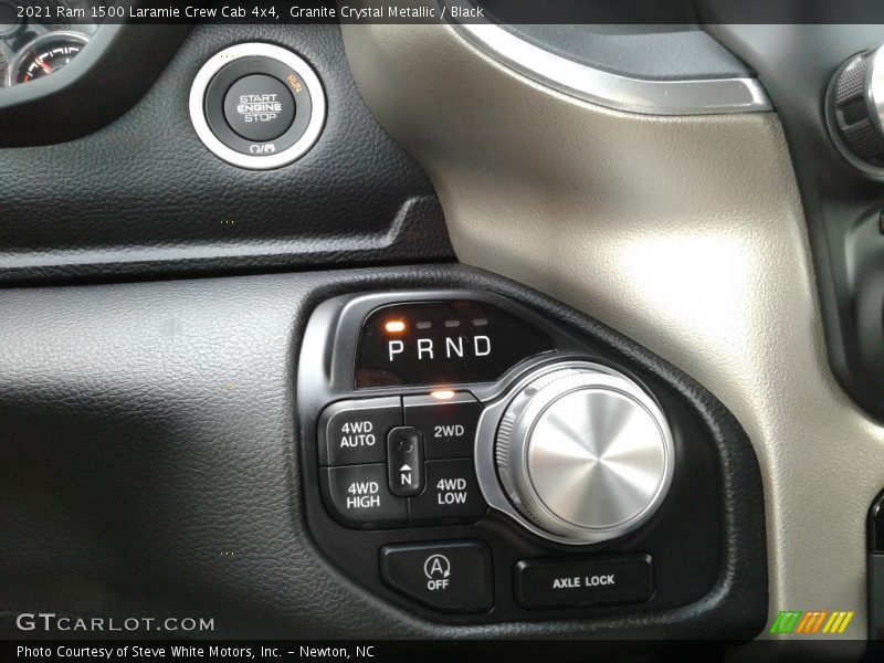 Granite Crystal Metallic / Black 2021 Ram 1500 Laramie Crew Cab 4x4