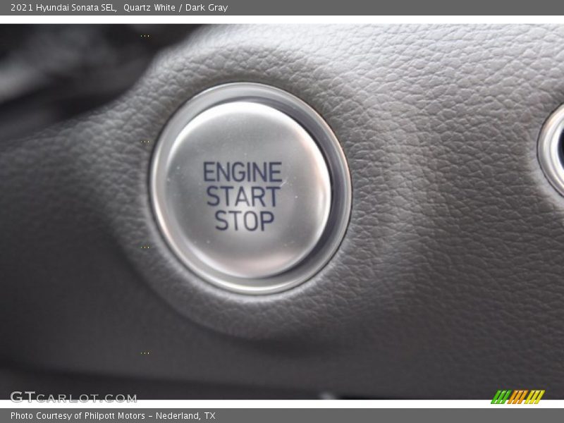 Quartz White / Dark Gray 2021 Hyundai Sonata SEL