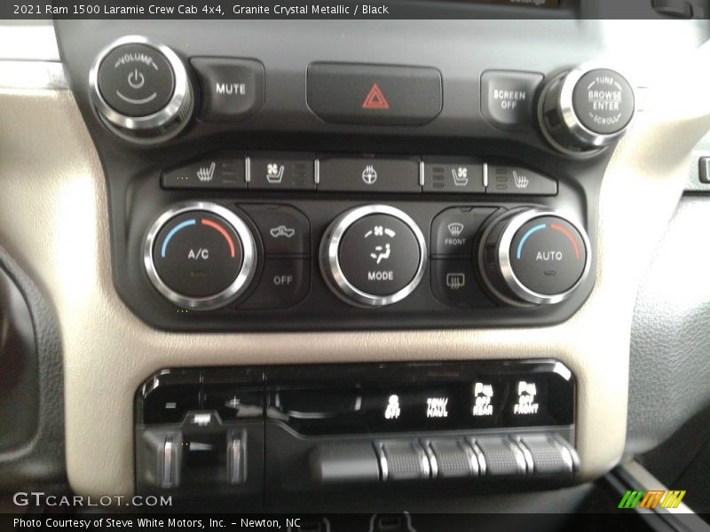 Granite Crystal Metallic / Black 2021 Ram 1500 Laramie Crew Cab 4x4