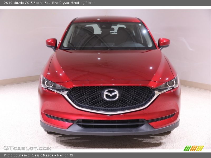 Soul Red Crystal Metallic / Black 2019 Mazda CX-5 Sport