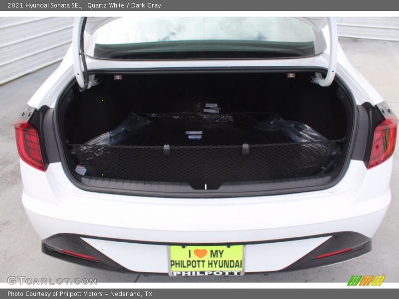 Quartz White / Dark Gray 2021 Hyundai Sonata SEL
