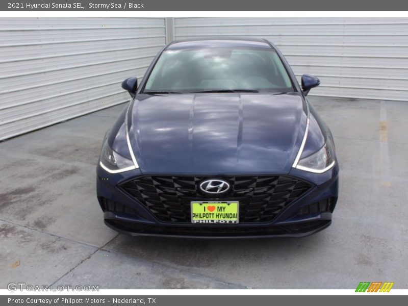 Stormy Sea / Black 2021 Hyundai Sonata SEL