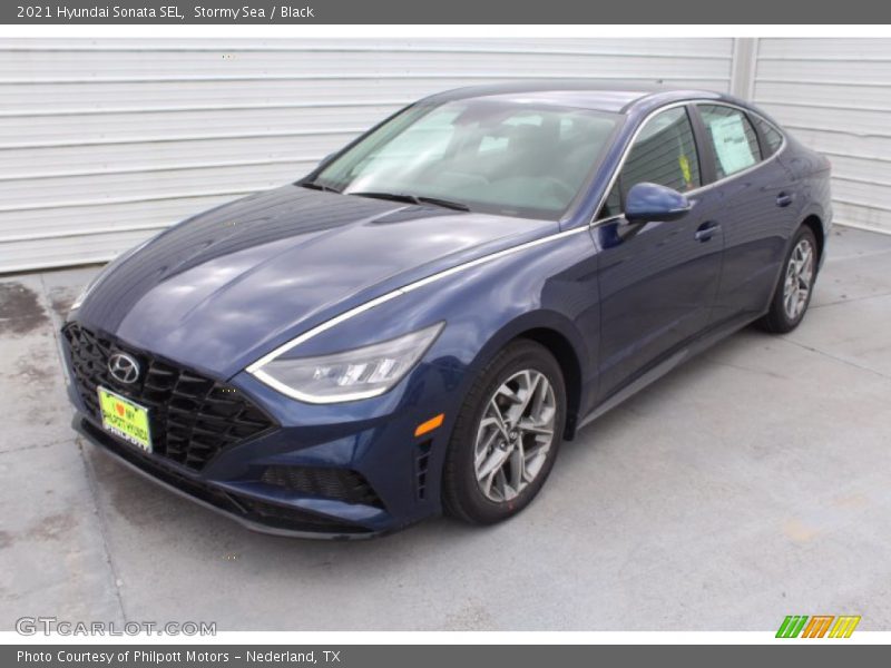 Stormy Sea / Black 2021 Hyundai Sonata SEL