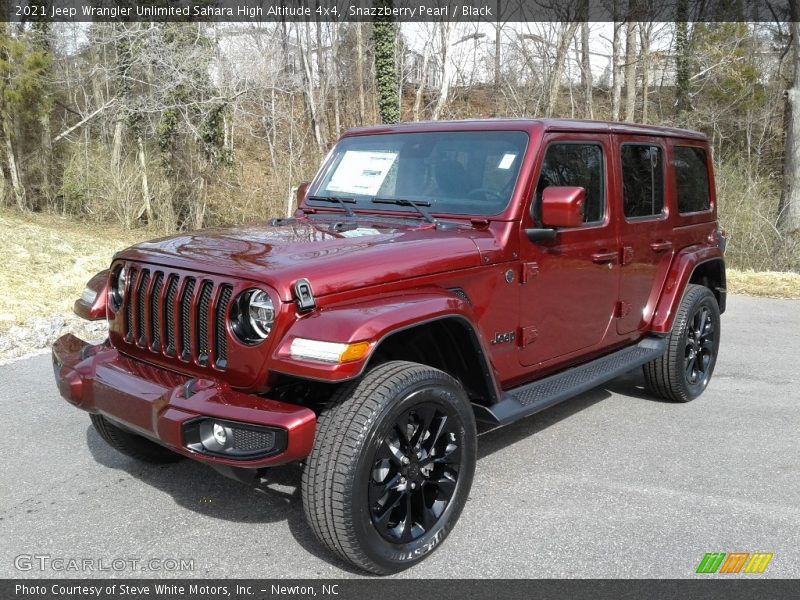 Snazzberry Pearl / Black 2021 Jeep Wrangler Unlimited Sahara High Altitude 4x4