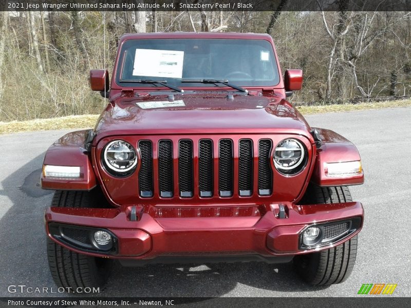 Snazzberry Pearl / Black 2021 Jeep Wrangler Unlimited Sahara High Altitude 4x4