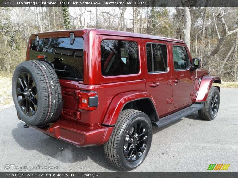 Snazzberry Pearl / Black 2021 Jeep Wrangler Unlimited Sahara High Altitude 4x4