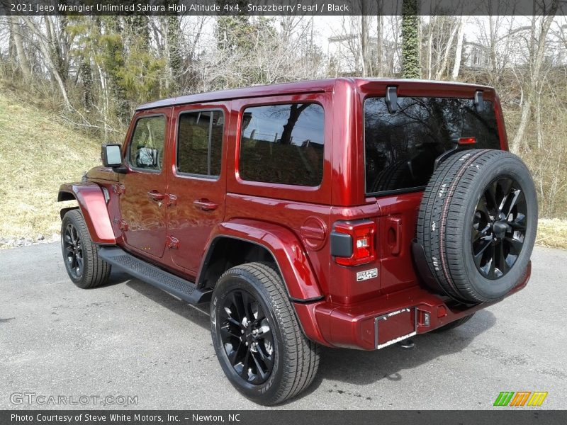 Snazzberry Pearl / Black 2021 Jeep Wrangler Unlimited Sahara High Altitude 4x4