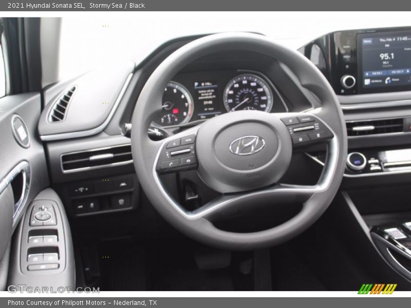 Stormy Sea / Black 2021 Hyundai Sonata SEL