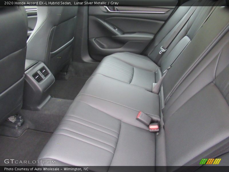 Lunar Silver Metallic / Gray 2020 Honda Accord EX-L Hybrid Sedan