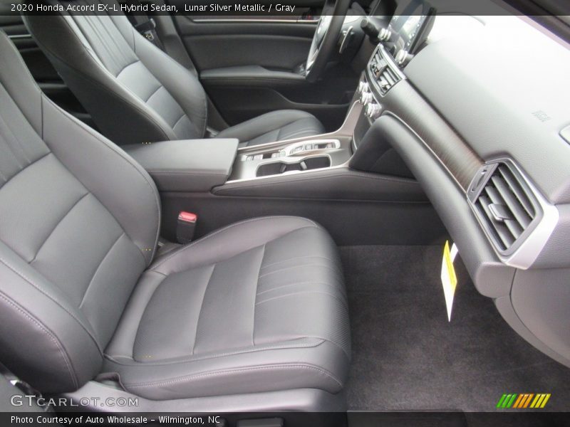 Lunar Silver Metallic / Gray 2020 Honda Accord EX-L Hybrid Sedan