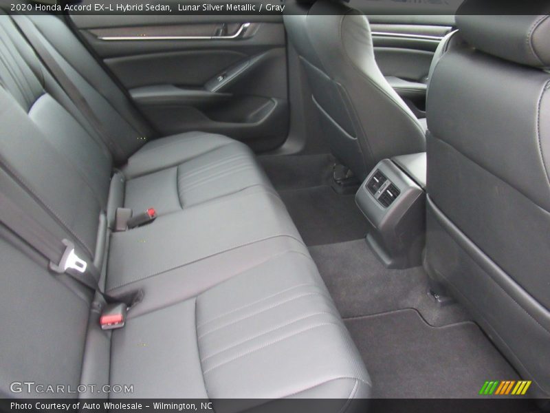 Lunar Silver Metallic / Gray 2020 Honda Accord EX-L Hybrid Sedan