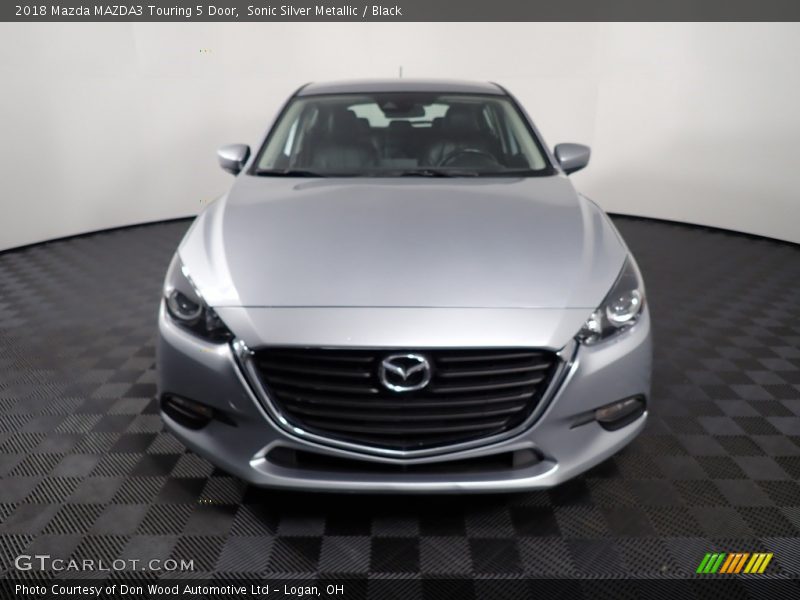 Sonic Silver Metallic / Black 2018 Mazda MAZDA3 Touring 5 Door