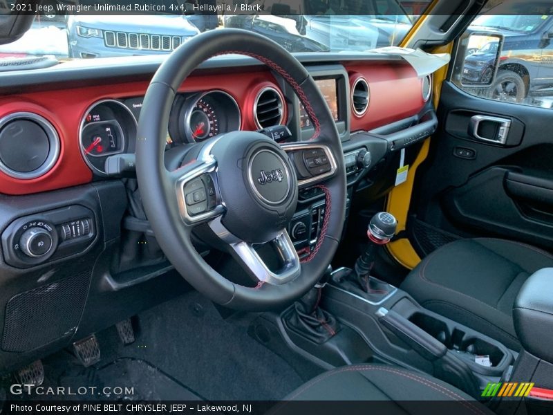 Hellayella / Black 2021 Jeep Wrangler Unlimited Rubicon 4x4