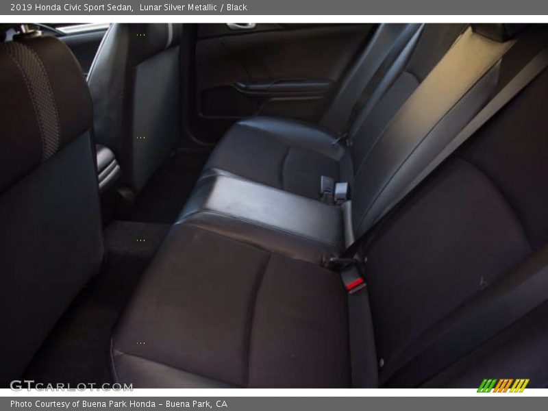 Lunar Silver Metallic / Black 2019 Honda Civic Sport Sedan