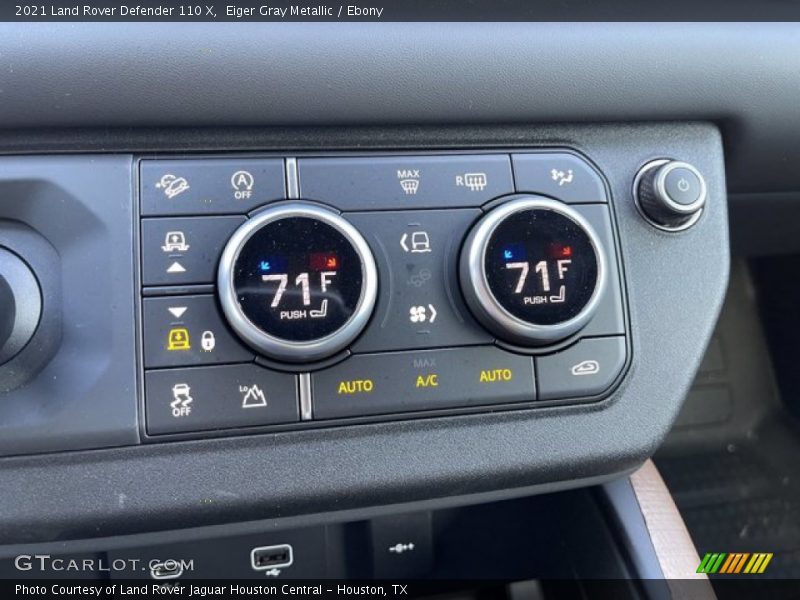 Controls of 2021 Defender 110 X