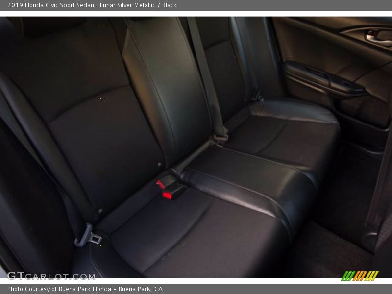 Lunar Silver Metallic / Black 2019 Honda Civic Sport Sedan