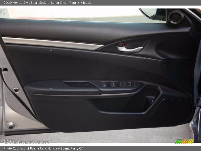 Lunar Silver Metallic / Black 2019 Honda Civic Sport Sedan
