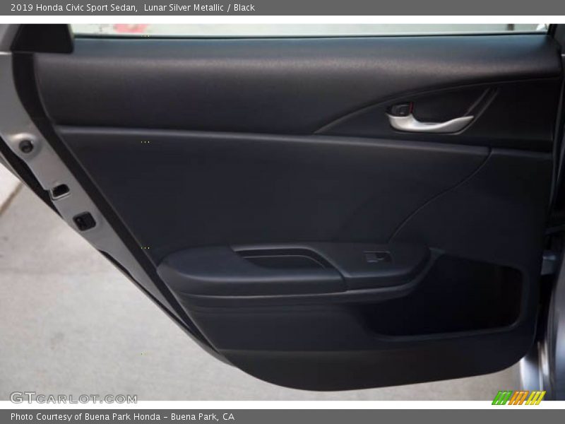 Lunar Silver Metallic / Black 2019 Honda Civic Sport Sedan