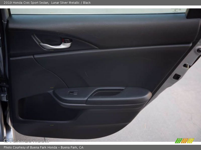 Lunar Silver Metallic / Black 2019 Honda Civic Sport Sedan