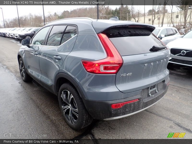 Thunder Grey Metallic / Charcoal 2021 Volvo XC40 T5 Inscription AWD
