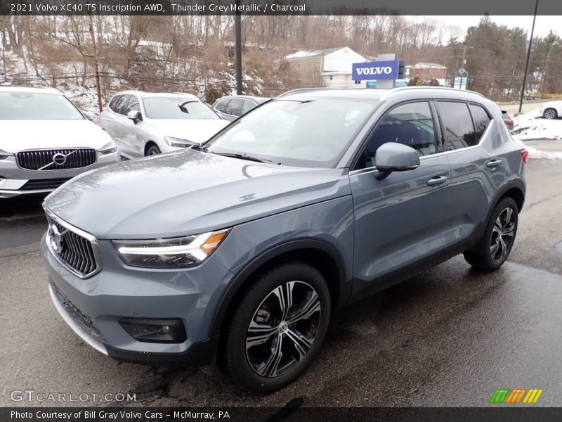 Thunder Grey Metallic / Charcoal 2021 Volvo XC40 T5 Inscription AWD