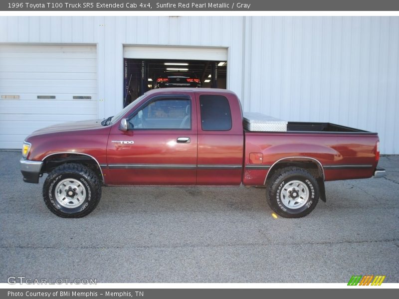  1996 T100 Truck SR5 Extended Cab 4x4 Sunfire Red Pearl Metallic