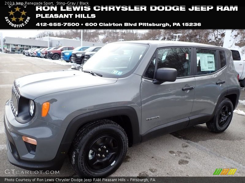 Sting-Gray / Black 2021 Jeep Renegade Sport