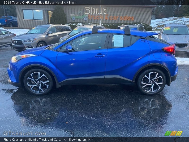 Blue Eclipse Metallic / Black 2018 Toyota C-HR XLE