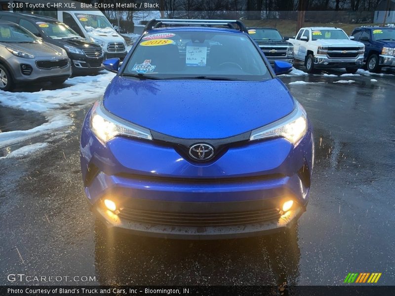 Blue Eclipse Metallic / Black 2018 Toyota C-HR XLE