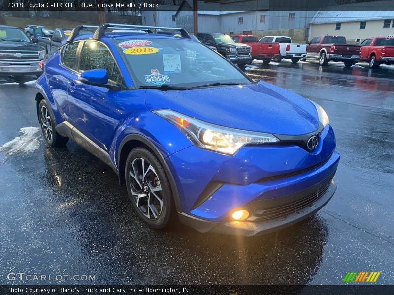 Blue Eclipse Metallic / Black 2018 Toyota C-HR XLE