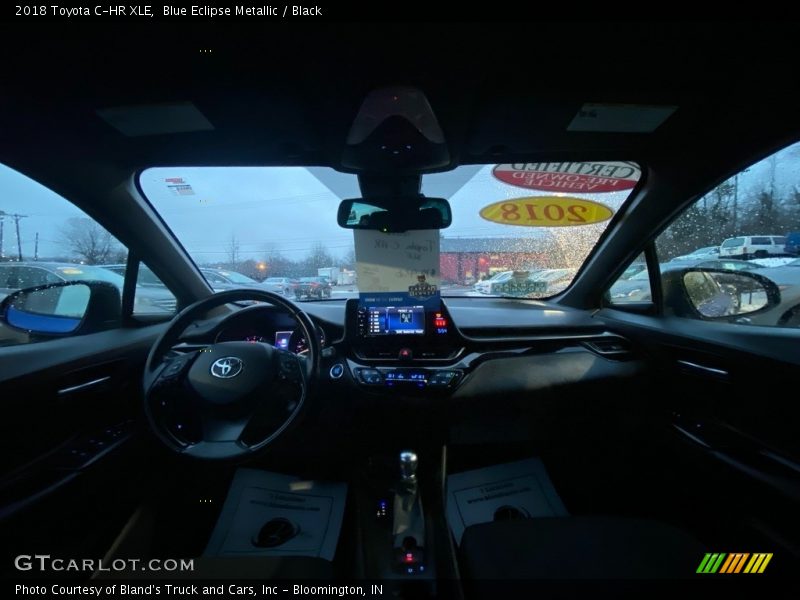 Blue Eclipse Metallic / Black 2018 Toyota C-HR XLE
