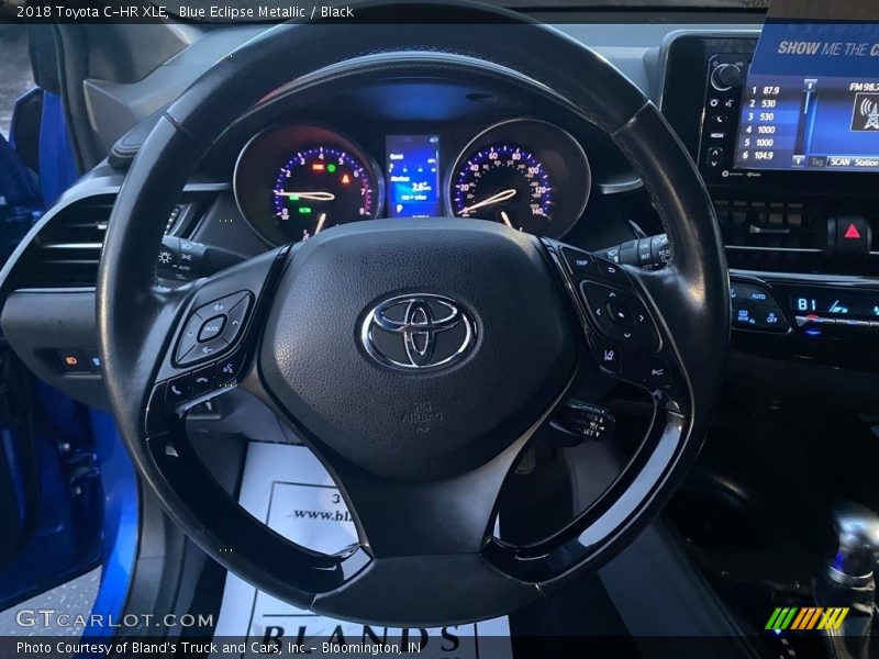 Blue Eclipse Metallic / Black 2018 Toyota C-HR XLE