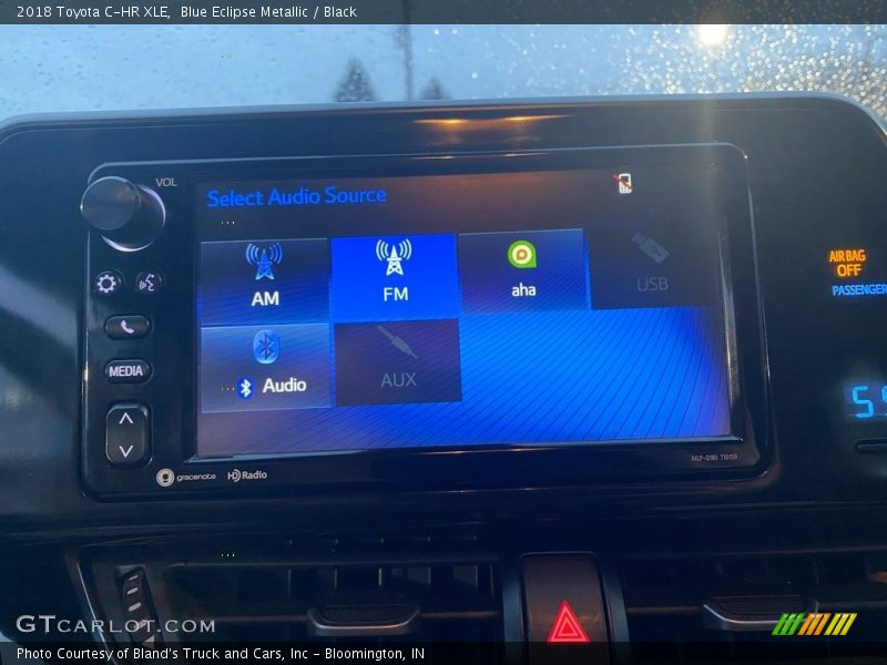 Blue Eclipse Metallic / Black 2018 Toyota C-HR XLE