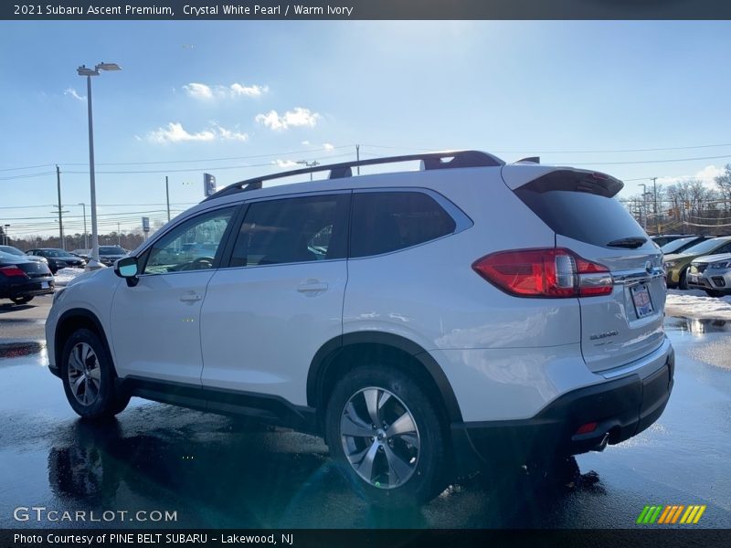 Crystal White Pearl / Warm Ivory 2021 Subaru Ascent Premium