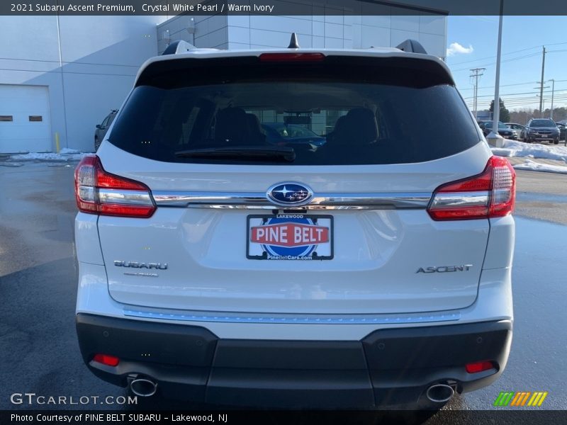 Crystal White Pearl / Warm Ivory 2021 Subaru Ascent Premium