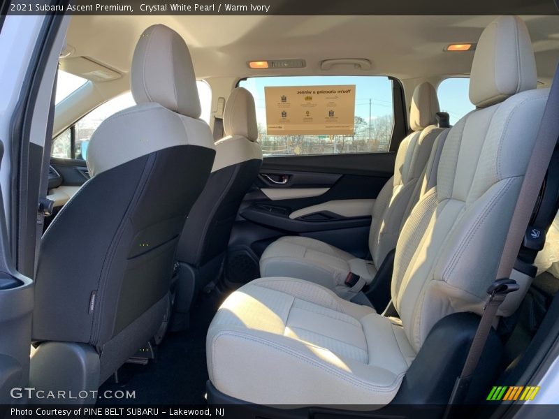 Crystal White Pearl / Warm Ivory 2021 Subaru Ascent Premium