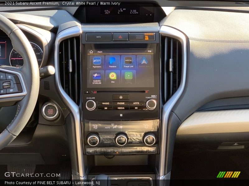 Crystal White Pearl / Warm Ivory 2021 Subaru Ascent Premium