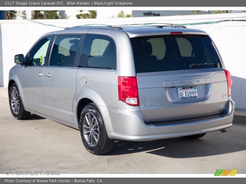 Billet Metallic / Black/Light Graystone 2017 Dodge Grand Caravan SXT